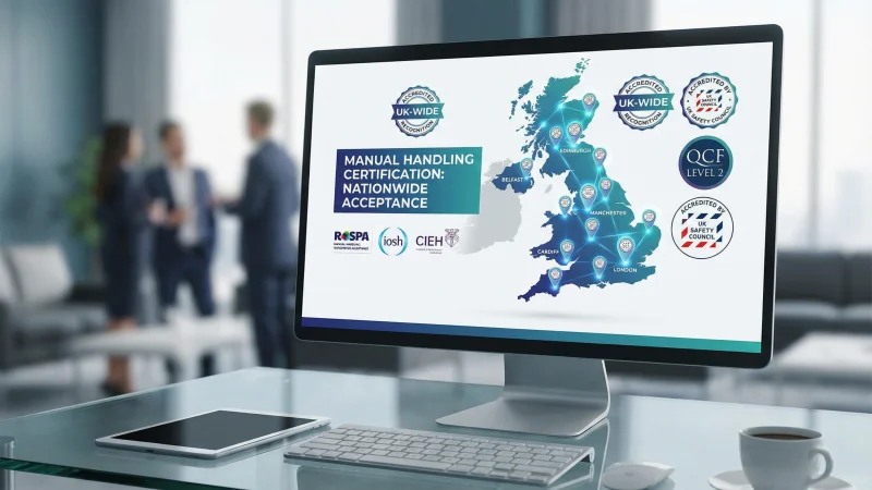 First Aid Trainer certification UK nationwide recognition