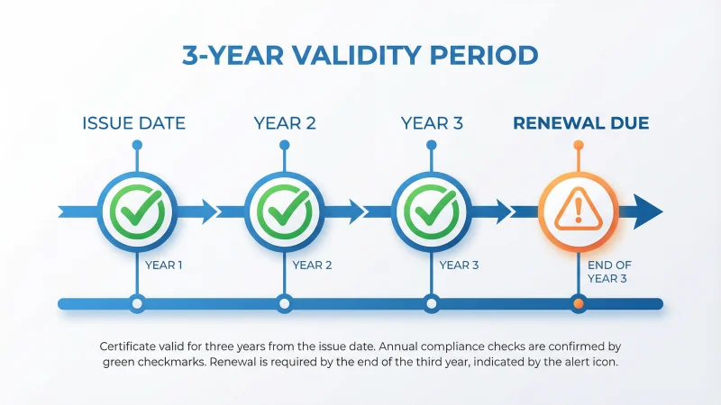 First Aid Trainer certificate 3-year validity period