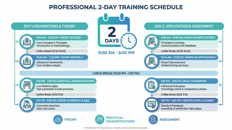 First Aid Trainer course 3-day training schedule